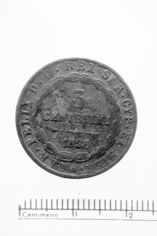 moneta - 3 centesimi (sec. XIX)