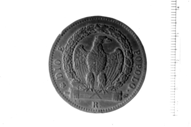 moneta - 3 baiocchi (sec. XIX)