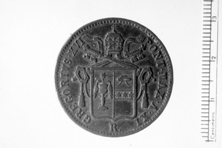 moneta - 1 baiocco (sec. XIX)