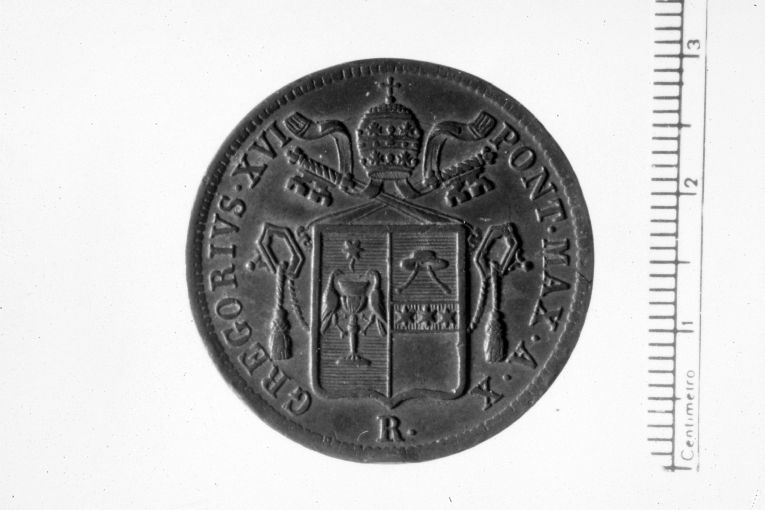moneta - 1 baiocco (sec. XIX)