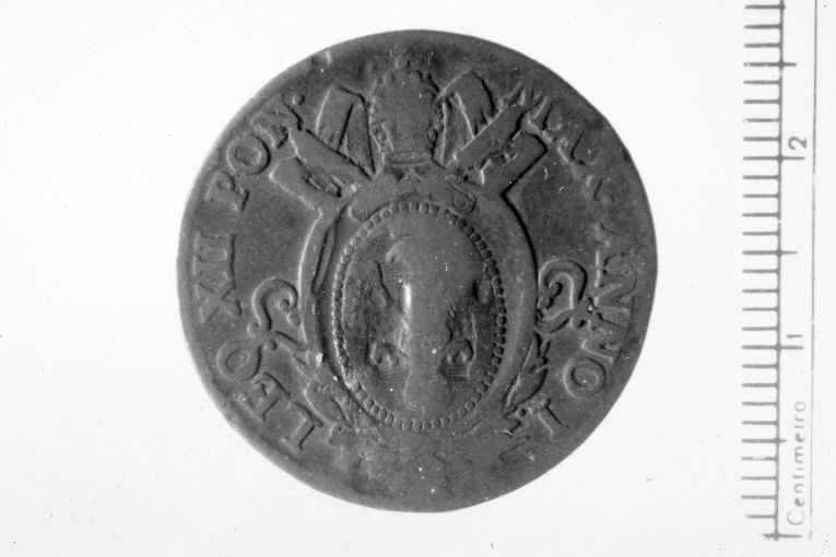 moneta - 1/2 baiocco (sec. XIX)