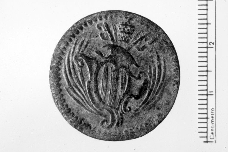 moneta - 1/2 baiocco (sec. XVIII)