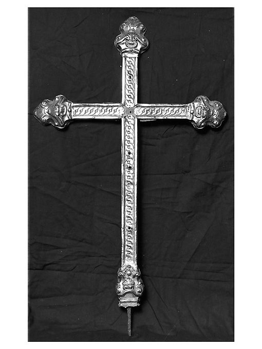 croce processionale - ambito Italia meridionale (seconda metà sec. XIX)