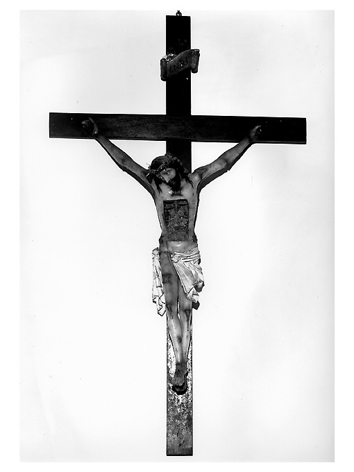 Cristo crocifisso (statua) - ambito napoletano (?) (secc. XVIII/ XIX)