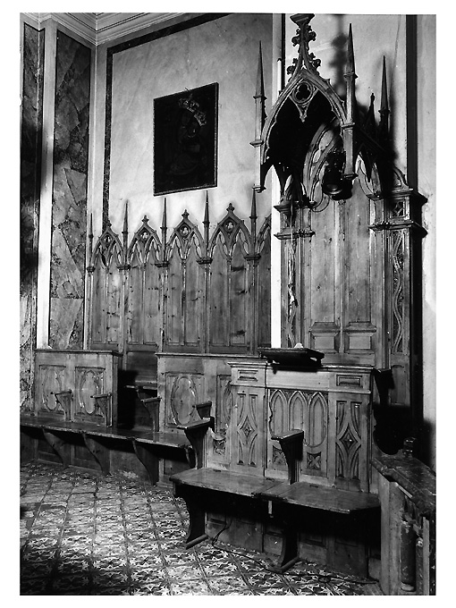 stalli del coro - ambito pugliese (primo quarto sec. XX)