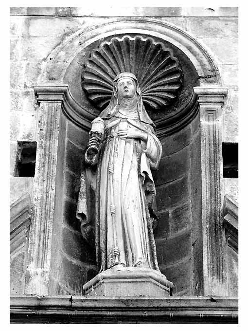 Santa Chiara (statua) - ambito Italia meridionale (seconda metà sec. XVIII)