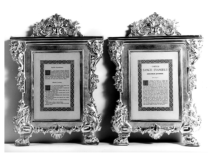 cartagloria, coppia - ambito napoletano (prima metà sec. XIX)