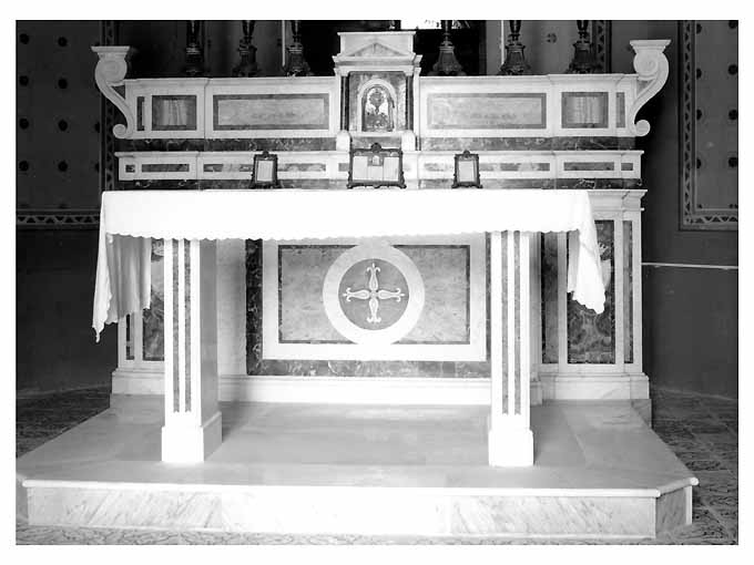 altare, opera isolata - ambito Italia meridionale (ultimo quarto sec. XIX)