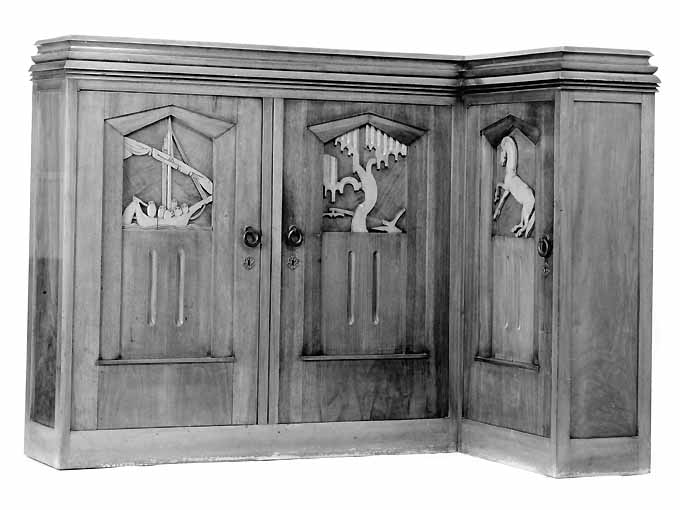 armadio per archivi, serie di Cambellotti Duilio (sec. XX)