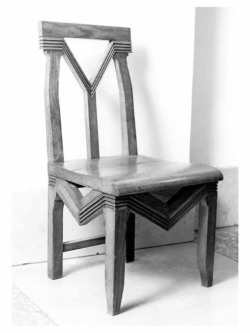 sedia, serie di Cambellotti Duilio (sec. XX)