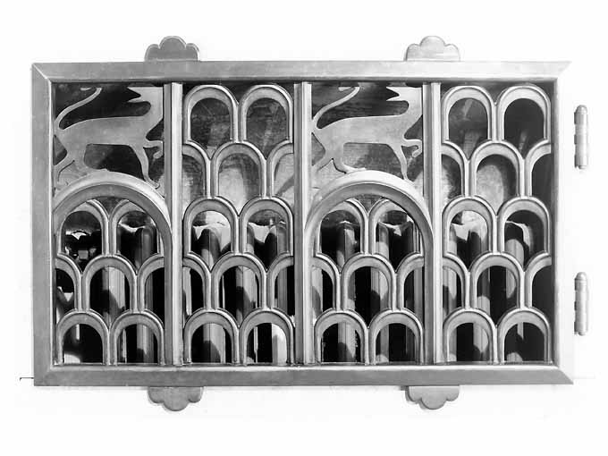 copritermosifone, serie di Brunetti Cesare Vittorio, Officine dell'acquedotto (sec. XX)