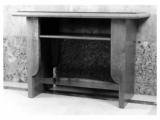 tavolo da muro, serie di Cambellotti Duilio (sec. XX)