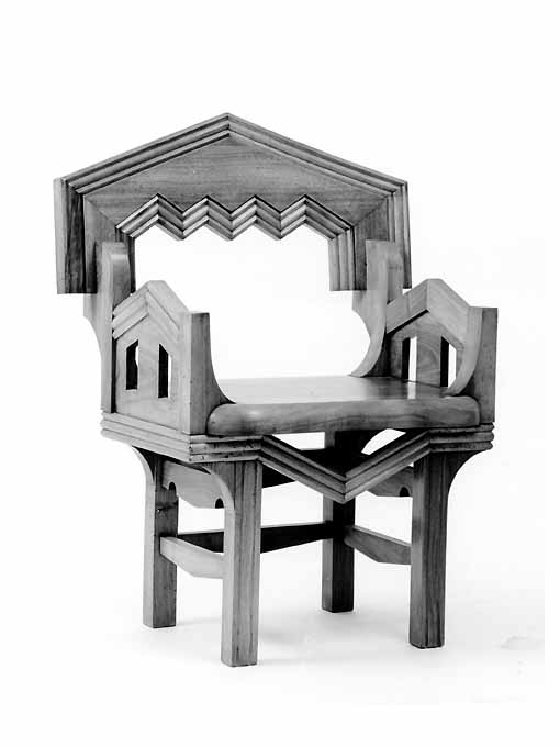 poltrona, serie di Cambellotti Duilio (sec. XX)