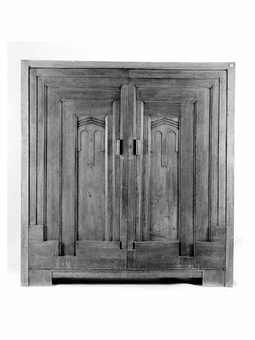 armadio per archivi, opera isolata di Cambellotti Duilio (sec. XX)