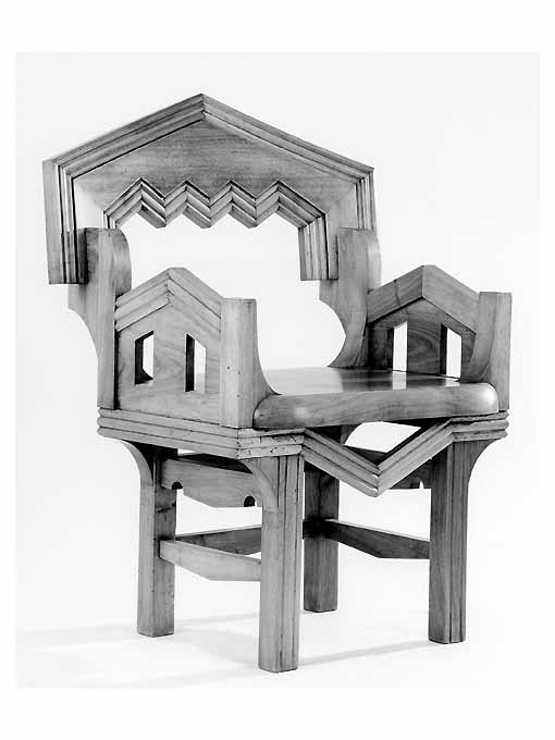 poltrona, serie di Cambellotti Duilio (sec. XX)