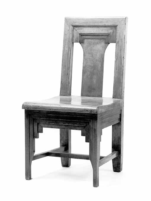 sedia, serie di Cambellotti Duilio (sec. XX)