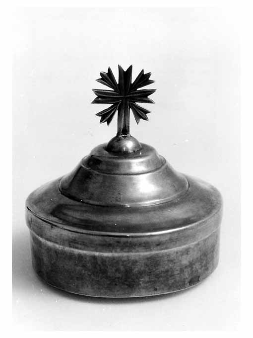 teca eucaristica - ambito Italia meridionale (secc. XIX/ XX)