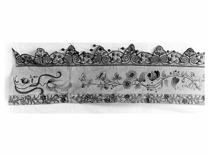 guarnizione del baldacchino d'altare - manifattura monastica (secc. XIX/ XX)