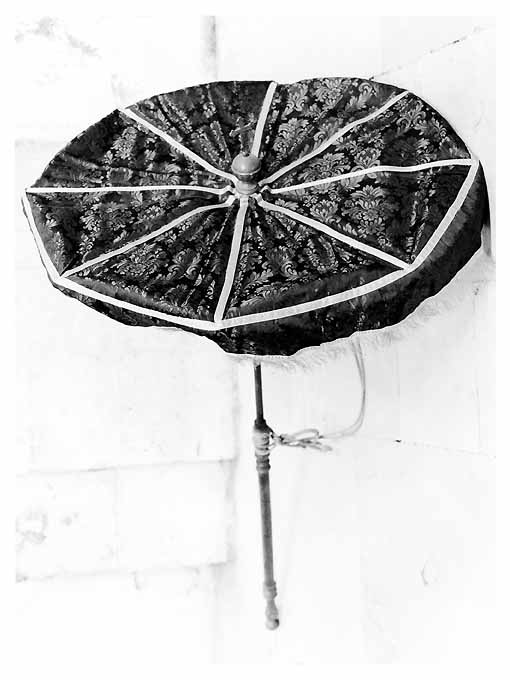 ombrellino processionale - ambito Italia meridionale (prima metà sec. XX)