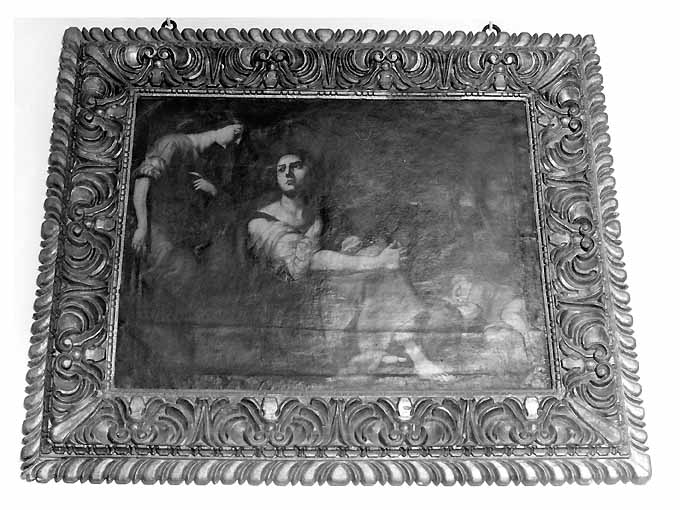 cornice di dipinto, serie - ambito Italia meridionale (seconda metà sec. XVII)