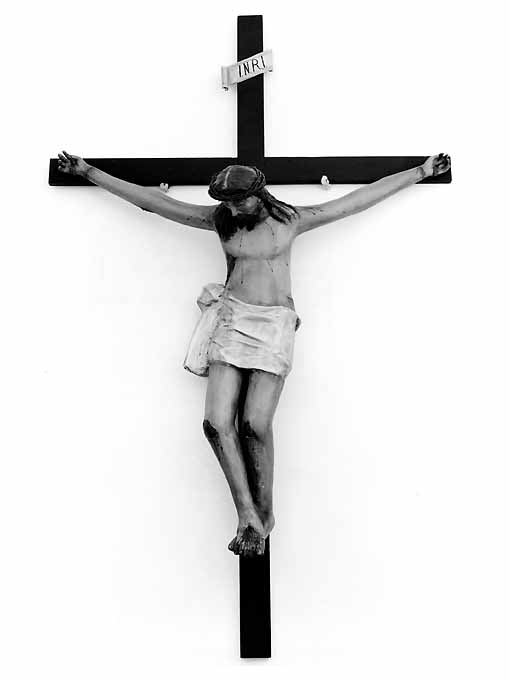 Cristo crocifisso (scultura) - ambito italiano (secc. XVII/ XVIII)