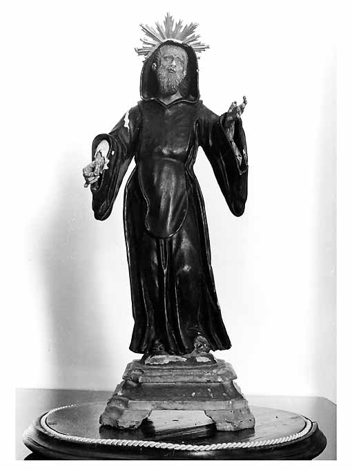 San Francesco di Paola (statua) - ambito napoletano (seconda metà sec. XVIII)