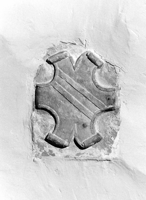 stemma De Rubeis (chiave di volta) - ambito pugliese (sec. XVI)