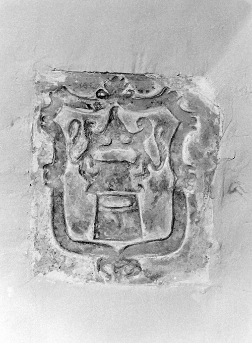 stemma gentilizio (chiave di volta) - ambito pugliese (secc. XVI/ XVII)