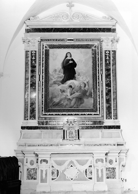 altare - ambito Italia meridionale (seconda metà sec. XIX)