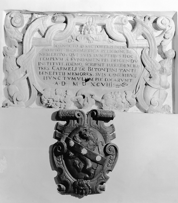 lapide documentaria di De Russo Raffaele (sec. XVI)