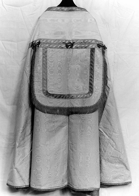 piviale, elemento d'insieme - manifattura Italia meridionale (seconda metà sec. XIX)