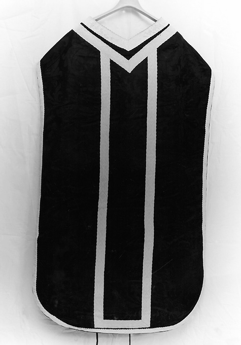 pianeta, elemento d'insieme - manifattura monastica (primo quarto sec. XX)