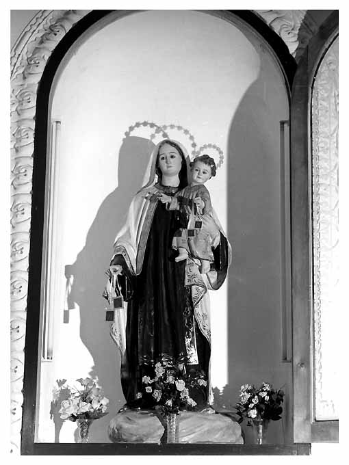 Madonna del Carmelo (statua, opera isolata) - manifattura leccese (prima metà sec. XX)