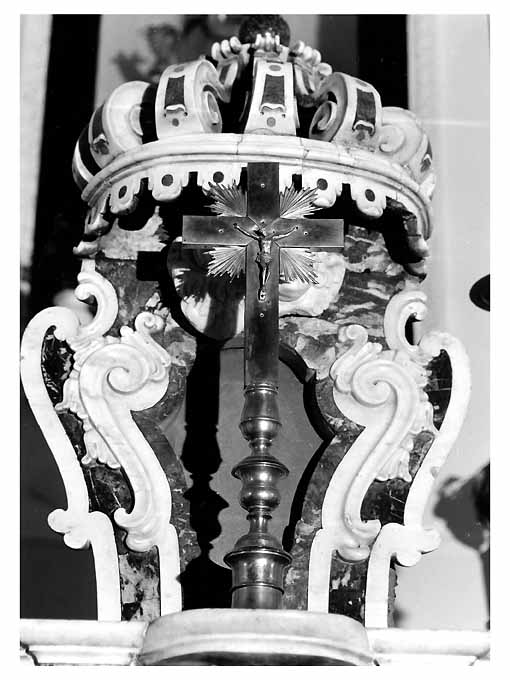 croce d'altare, opera isolata - ambito pugliese (secc. XIX/ XX)