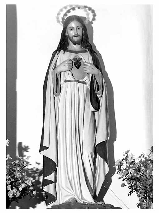 Sacro Cuore di Gesù (statua, opera isolata) - manifattura leccese (prima metà sec. XX)