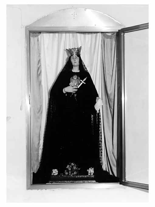 Madonna Addolorata (statua, opera isolata) - ambito pugliese (sec. XIX)