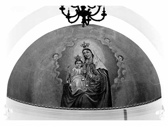 Madonna del Carmelo (decorazione musiva, opera isolata) - ambito salentino (prima metà sec. XX)