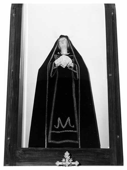 Madonna Addolorata (statua, opera isolata) - ambito pugliese (secc. XIX/ XX)