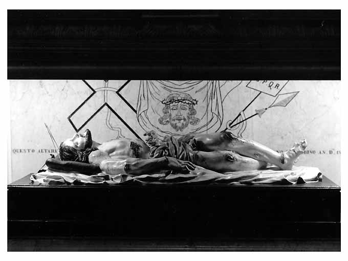 Cristo morto (statua, opera isolata) - ambito pugliese (ultimo quarto sec. XVIII)