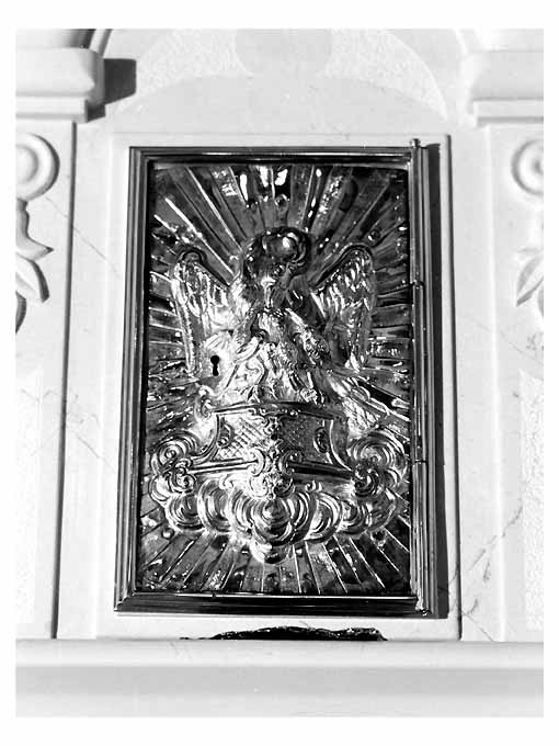 sportello di tabernacolo, opera isolata di Caruso V (ultimo quarto sec. XIX)