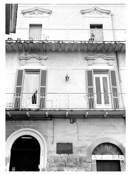 mostra di finestra, serie - ambito pugliese (sec. XIX)