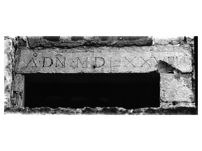 lapide - ambito Italia meridionale (sec. XVI)