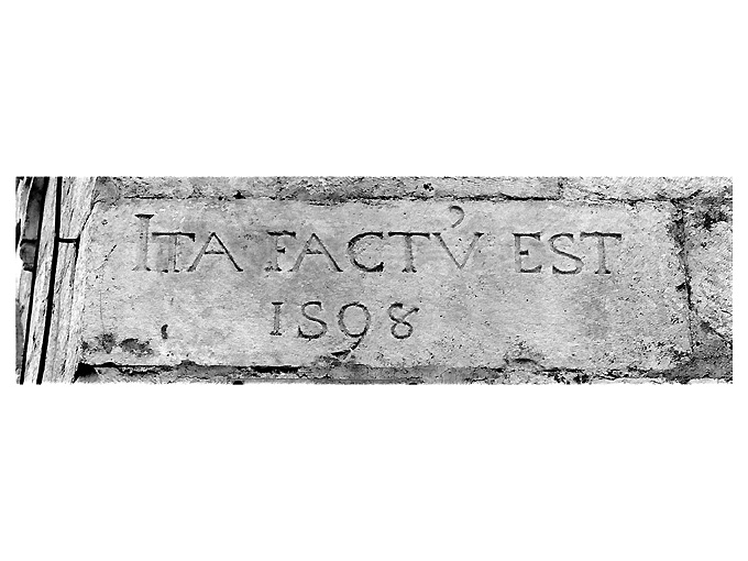 lapide - ambito Italia meridionale (sec. XVI)