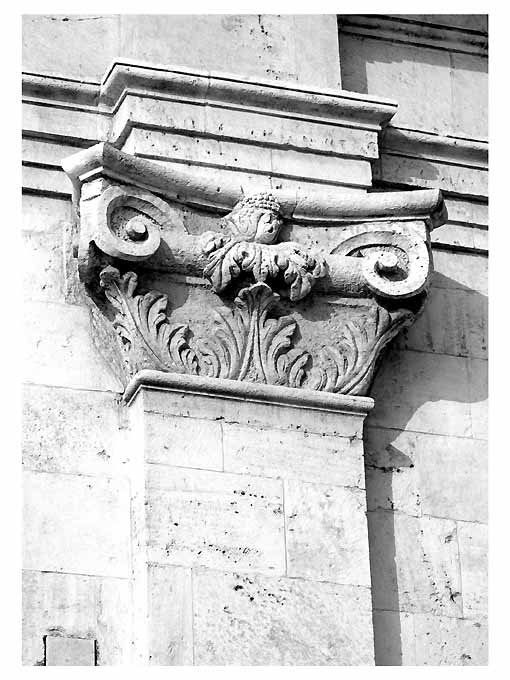 capitello di parasta, serie - ambito Italia meridionale (sec. XVIII)