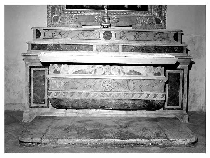 altare - ambito Italia meridionale (seconda metà sec. XIX)