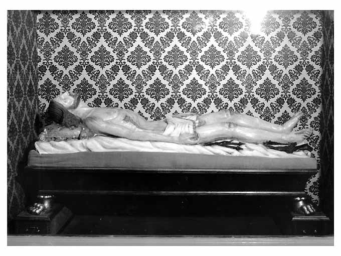 Cristo morto (statua) - ambito Italia meridionale (ultimo quarto sec. XIX)