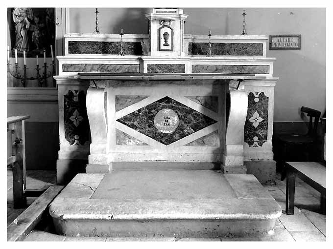 altare - ambito Italia meridionale (prima metà sec. XIX)