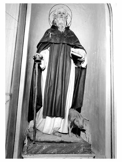 Sant'Antonio Abate (statua) - ambito leccese (primo quarto sec. XX)