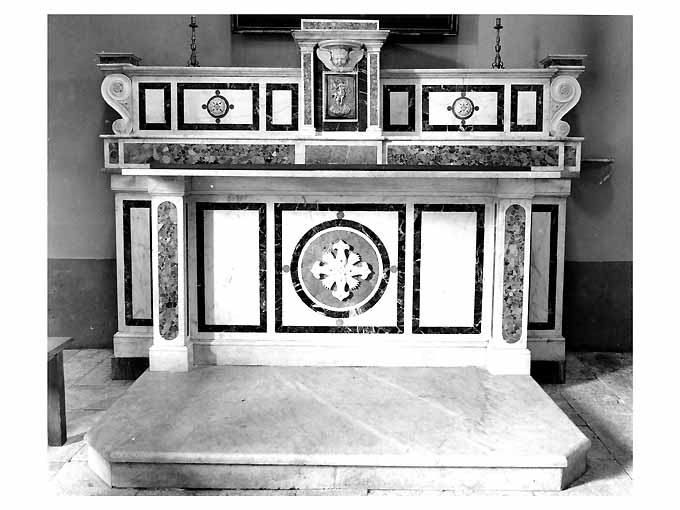 altare - ambito Italia meridionale (seconda metà sec. XIX)