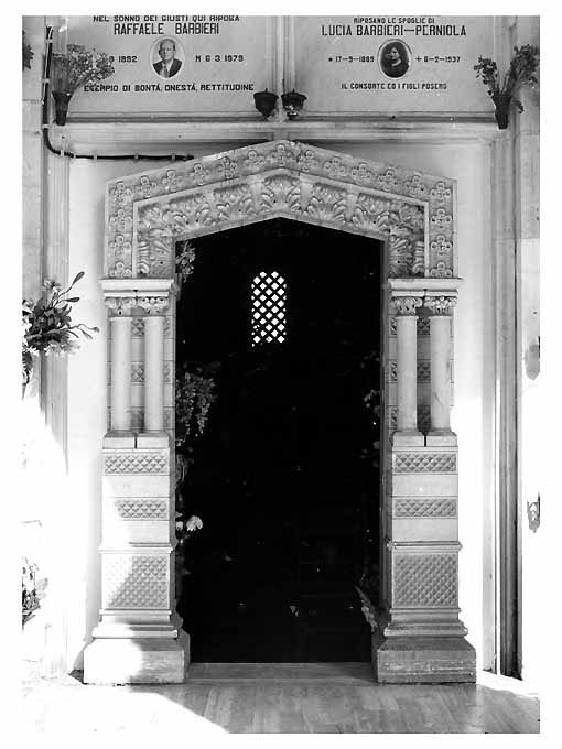 mostra di portale di Lasaracina Paolo (primo quarto sec. XX)